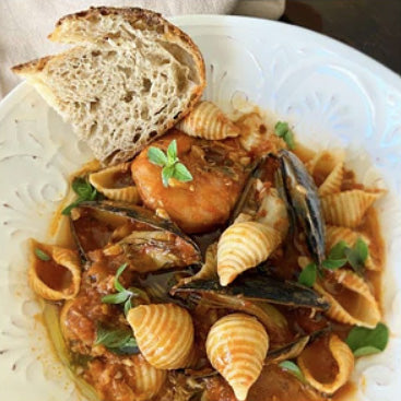 Cacciucco with Heirloom Wheat Conchiglie